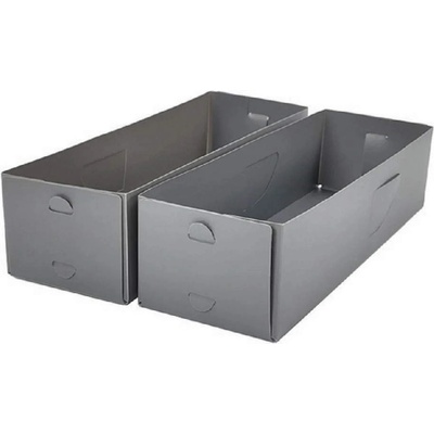 2 бр. сиви сгъваеми органайзери за чекмедже или гардероб