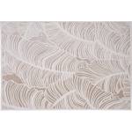 Multidecor Килим SALAMANCA 200x280 cm бежов/бял с мотив на листа (MU0116)