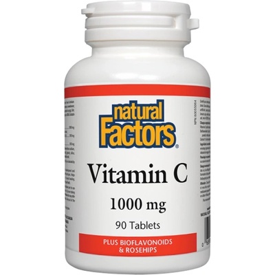 Natural Factors Vitamin C 1000 mg | With Bioflavonoids and Rosehips [90 Таблетки]