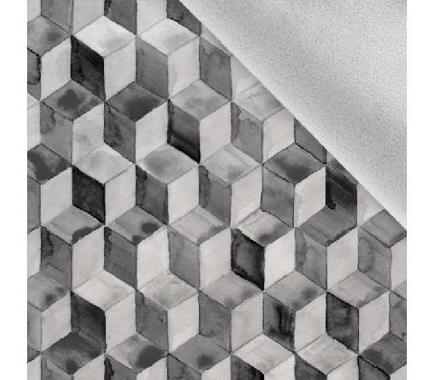 Softshell zimný Cubes 3D čierne