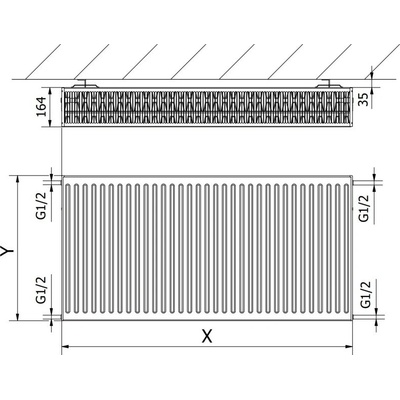 Mexen C33 W433-090-050-00 900 mm x 500 mm