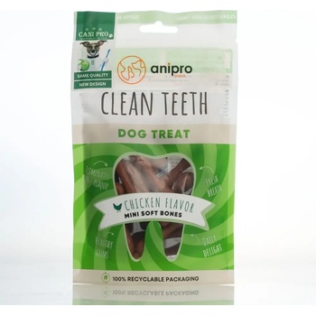anipro - Дентални мини кокалчета, пиле, 14 бр, 84 гр