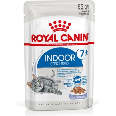 Royal Canin Indoor Sterilised 7+ v želé 96 x 85 g
