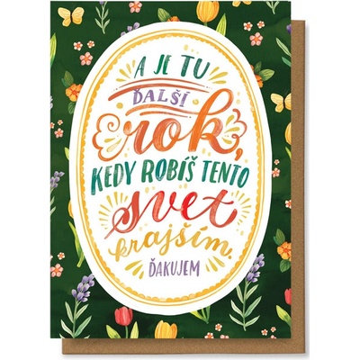 Chaukiss A je tu ďalší rok kedy robíš tento svet krajším. Ďakujem