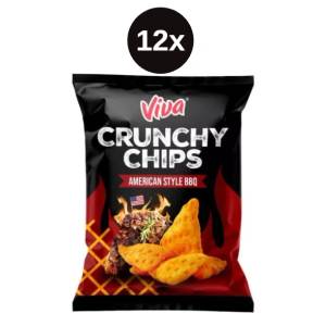 Viva Хрупкави чипсове Viva в американски стил барбекю 12x50 г