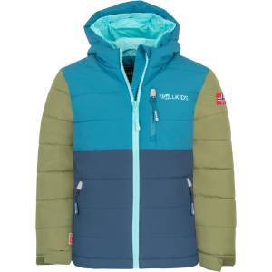 TROLLKIDS Детско ски яке Trollkids Kid's Hemsedal Snow Jacket XT Ski jacket - Dark Purple / Black / Mallow Pink - размер 104 (EU) (703-4665-0813)
