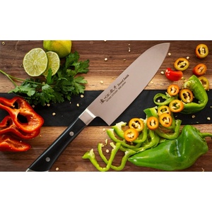 Satake Кухненски нож - SATAKE - Япония - Сантоку(Santoku) острие 170 мм