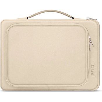 Tech-Protect Basic Laptop Bag 16 - елегантна чанта за MacBook Pro 15 и лаптопи до 16 инча (бежов)