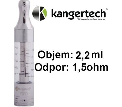 T3D Kangertech 1,5ohm Clear 2,2ml