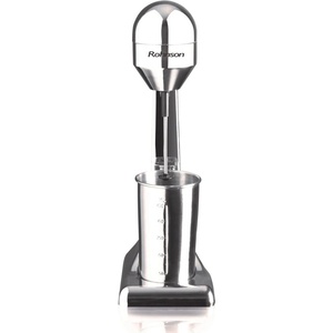 Rohnson Стоящ фрапе миксер Rohnson R-448, 100W, 2 степени, Чаша от неръждаема стомана 450 мл, Сребрист (R-448) Миксер за фрапе