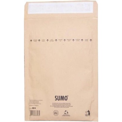 Bublinkové obálky recyklované SUMO 19,5x26,5cm hnedé