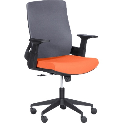 Bittel Работен офис стол Carmen 7545 - оранжев-сив (3520355_2)