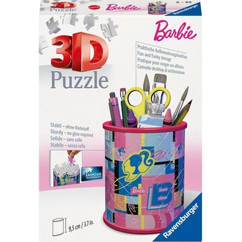 Ravensburger 3D Пъзел Ravensburger от 54 части - Моливник Барби (11585)