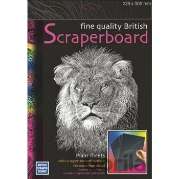 Essdee Prázdná škrabací folie se škrabáky 10 ks