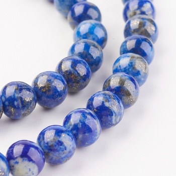 Prírodný lapis lazuli - korálky modré 8 mm