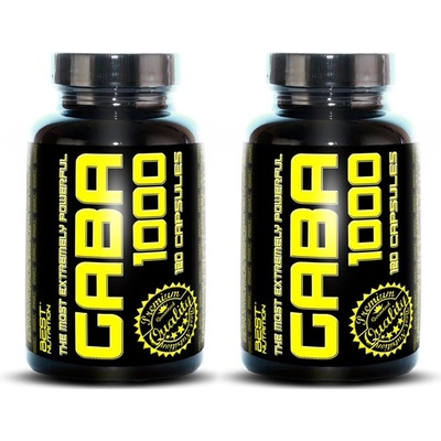 GABA 1000 značky Best Nutrition 120 kapslí + 120 kapslí
