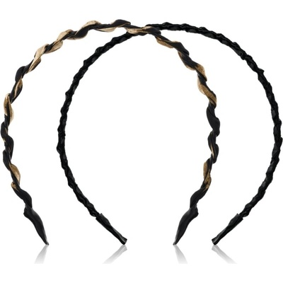 invisibobble Hairhalo True Dark Sparkle čelenka do vlasov 2x1 ks