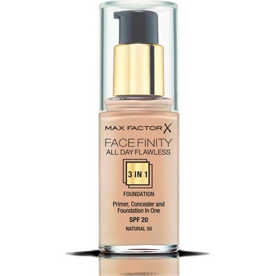 Max Factor Face Finity 3in1 Foundation 50 Natural 30 ml