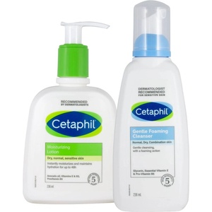 Cetaphil Комплект - Измивна пяна и Лосион за лице и тяло, 2 х 236 ml Лосион за тяло