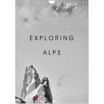 EXPLORING ALPS High Quality Premium Wall DIN A2 portrait,CALVENDO 12 Month Wall 2026