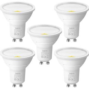 Lepro Led крушки lepro 200086-dw gu10 3.3w 5 броя (200086-dw-eu-5)