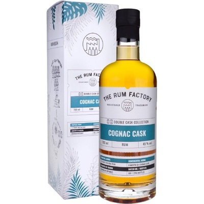 THE RUM FACTORY COGNAC CASK 45% 0,7 l (kartón)