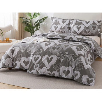 Xpose bavlna Renforcé obliečky SRDCE SNOV 2 140x200 70x90
