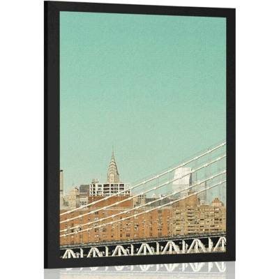 Plakát mrakodrapy v New Yorku - 40x60 white