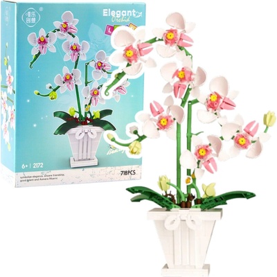 mamido Stavebnica orchidea v kvetináči 718 ks