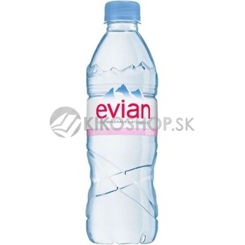Evian prírodná minerálna voda 6 x 1,5 l