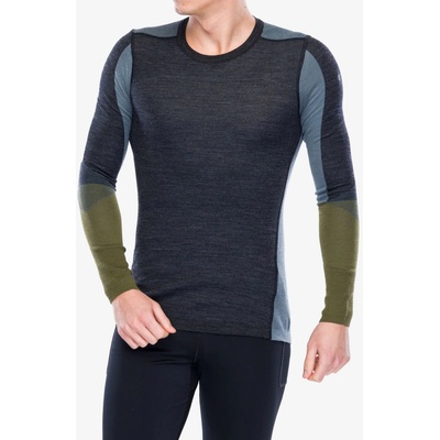 Smartwool Intraknit Thermal Merino BL Colorblock Crew charcoal/winter moss