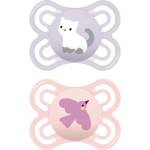 MAM Perfect 0+m, dbl box биберон Pink/ Purple 2 бр