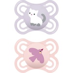MAM Perfect 0+m, dbl box биберон Pink/ Purple 2 бр