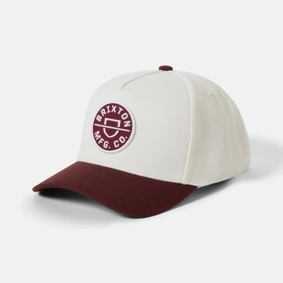 BRIXTON Crest C Mp Snapback Port/Off White PRTOW