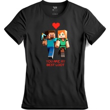 Tričko Minecraft Valentine Loot