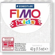 Fimo Staedtler Kids bílá se třpytkami 42 g