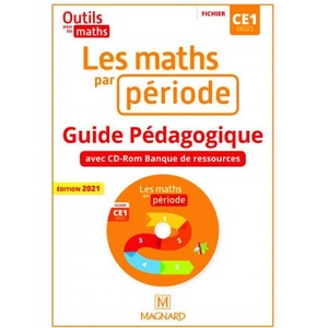 Outils pour les Maths CE1 - Les Maths par période - Guide pédagogique avec CD-Rom banque de ressources (ISBN: 9782210508170)