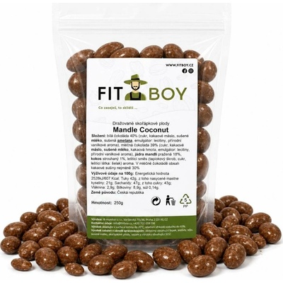 FITBOY Mandle Coconut 250 g