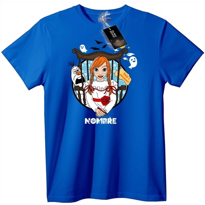 NOONEBRAND Тениска Frozen за Хелоуин - L, Black