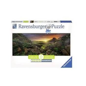 Ravensburger Пъзел Ravensburger 1000 части - Слънце над Исландия, 7015094