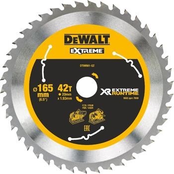 DeWALT DT99561 XR FLEXVOLT pílový kotúč 165 x 20 mm, 42 zubov