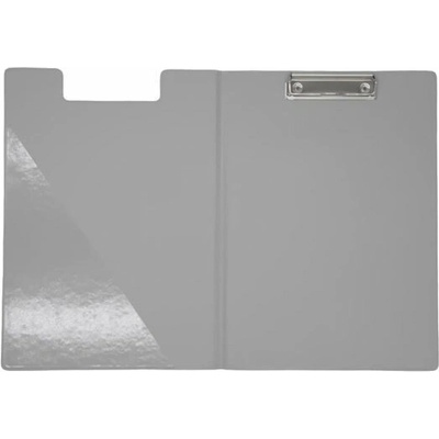 Pastelini A4 uzavíratelná psací podložka s klipem šedá – Zboží Mobilmania