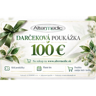 Altermedic Darčeková poukážka 100,- EUR