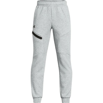 Under Armour UNSTOPPABLE FLEECE JOGGERS K sivé 1386689-011