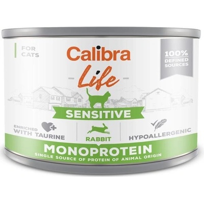 Calibra Cat Life Sensitive Rabbit 200 g – Zbozi.Blesk.cz