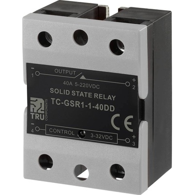 TRU COMPONENTS polovodičové relé TC-GSR-1-40DD 40 A Spínací napětí (max.): 220 V/DC DC obvod 1 ks