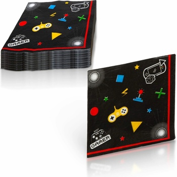 Procos Papierové servítky Gaming Party 33x33cm