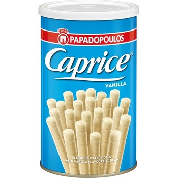 Papadopoulos Caprice plněné trubičky Vanilla 250 g
