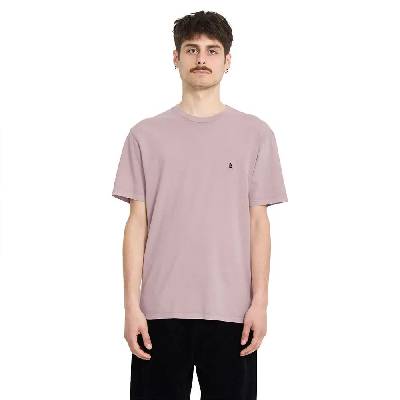 Тениска Volcom Solid Stone short sleeve T-shirt - Pink (Bark Brown)