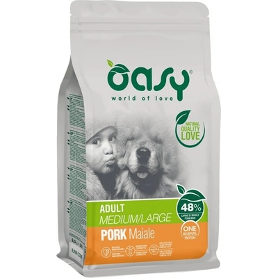 Oasy One Animal Protein OAP Adult Medium & Large Pork 12 kg